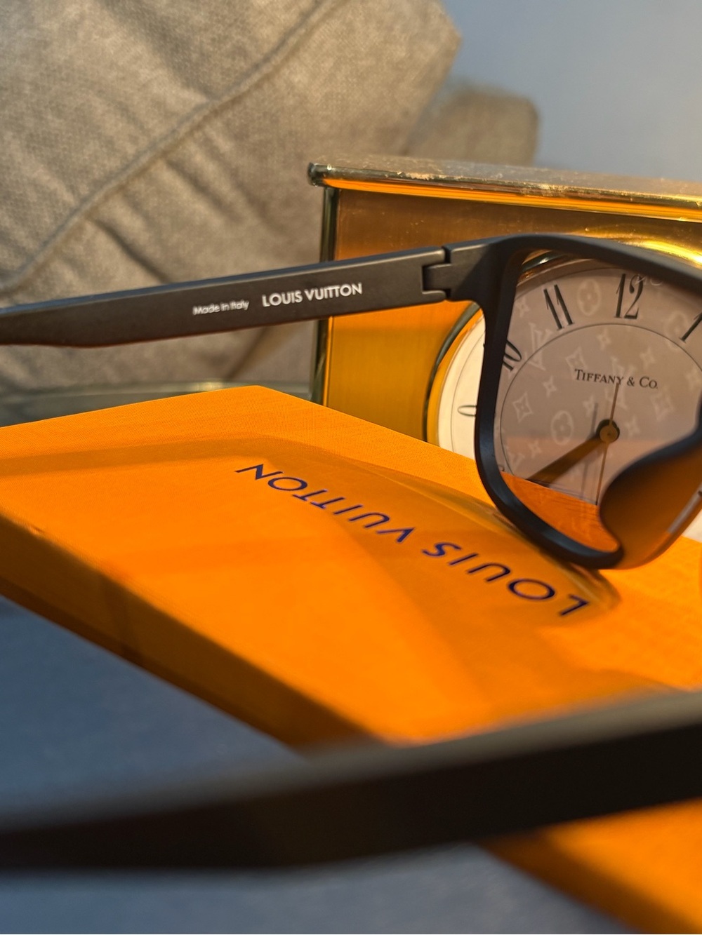 Louis Vuitton Mirror Monogram Shield Sunglasses in Black and Silver - Picture 7 of 8